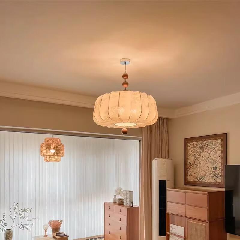 French Vintage Chestnut Chandelier