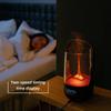 Vintage-Style Humidifier with Realistic Flickering Flame - 200ML Waterless Auto-Off Diffuser & Mood Lighting for Home Decor