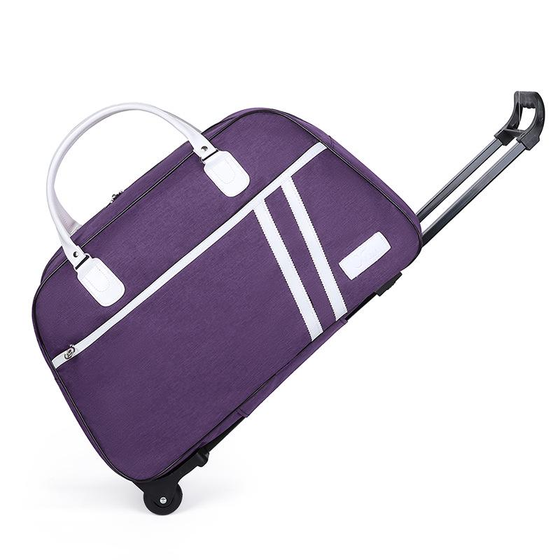 Korean Style Large Travel Trolley Bag - Lightweight, Foldable Carry-On for Women, Men & Students