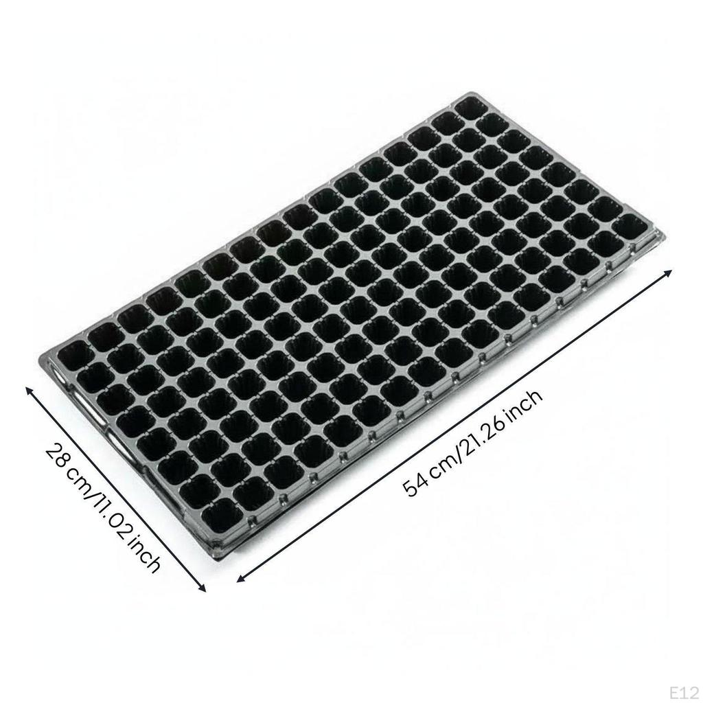 Nursery Tray Thickened Starter Drainage Holes Indoor Growing Trays for Farmers, Gardeners,