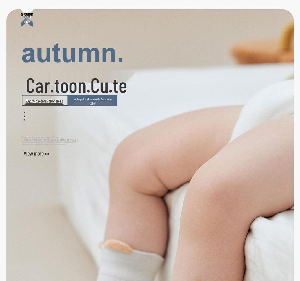 Baby Non-Slip Cartoon Cotton Socks for Newborns - Warm, Cold-Proof Walking Socks for Spring, Autumn, and Winter