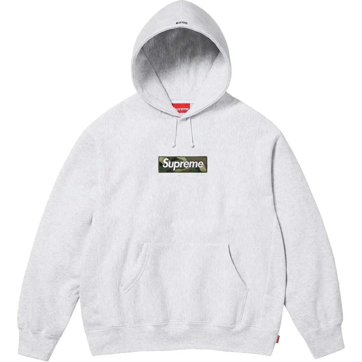 Pánska trendy sivá mikina s kapucňou - Hrubá, americký štýl, zosilnená na jar, jeseň a zimu. XXXL