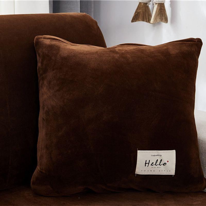 Stretch Velvet Sofa Cushion Cover Elegant Home Decor Velvet Seat Slipcover