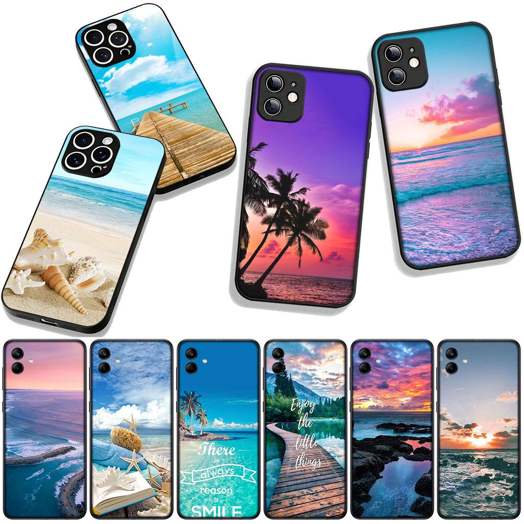 Mountain Sea Beach Travel Phone Cover for OPPO A54 A40 A60 A80 A18 A16 A17 A38 A78 A79 A57 A58 A3 Pro A96 A15 A12 Case