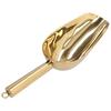 Ice Scooper Stainless Steel U Shaped Sturdy Food Grade Ice Bucket Scoop for Home Hotel Restaurant Gold