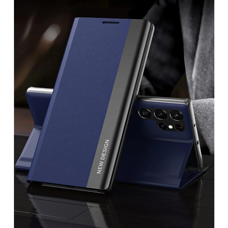Premium Business SLE Magnetic Flip Kickstand Leather Case for Samsung Galaxy S26 Ultra S26 Pro S25 Edge S24 S23 FE S22 Plus Shockproof Bumper Cover