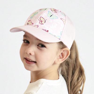 Kinder Outdoor Baseball Caps für Mädchen Zubehör Kind Mädchen Sonnenhut Reise Kinder Pferdeschwanz Hut Sport Duckbill Cap Einstellbar