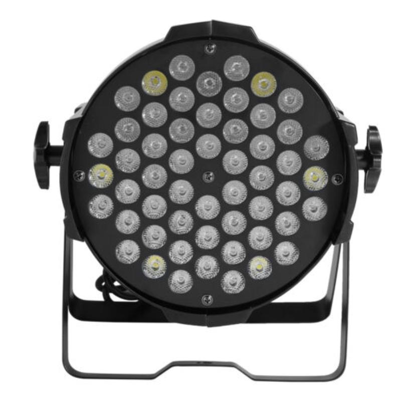 Hot Sales LED Flat Par 54x3W Lighting LED Par Light Strobe DMX Controller Party Dj Disco Bar Strobe Dimming Effect Projector