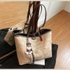 Casual Commuting Retro Large-capacity Tote Bag Women's 2026 New Spring and Summer Versatile Popular PU Texture Shoulder Bag