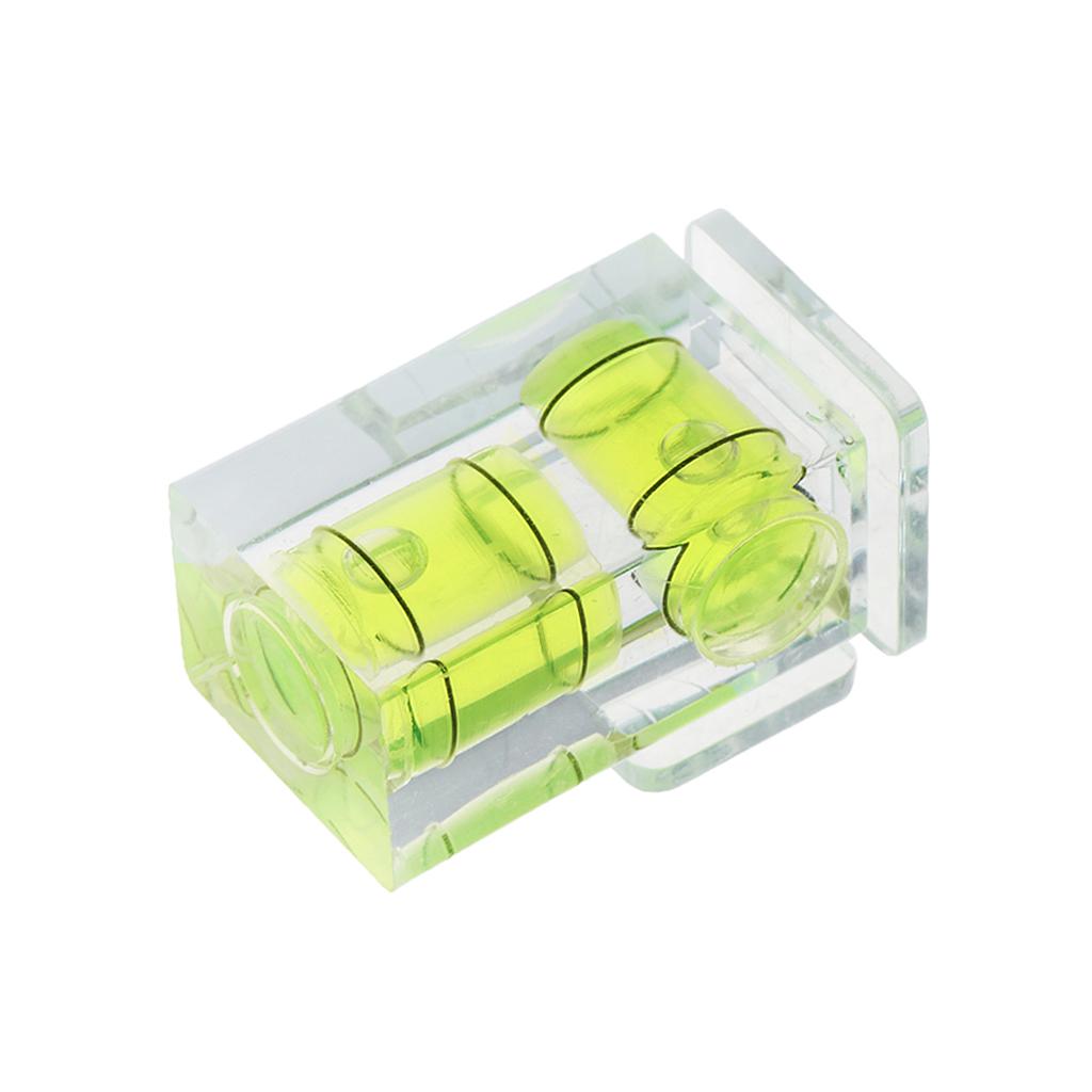Triple 3 Axis Hot Shoe Bubble Spirit Level Precise Leveling for Landscapes/Architectural Photography Easy to Use