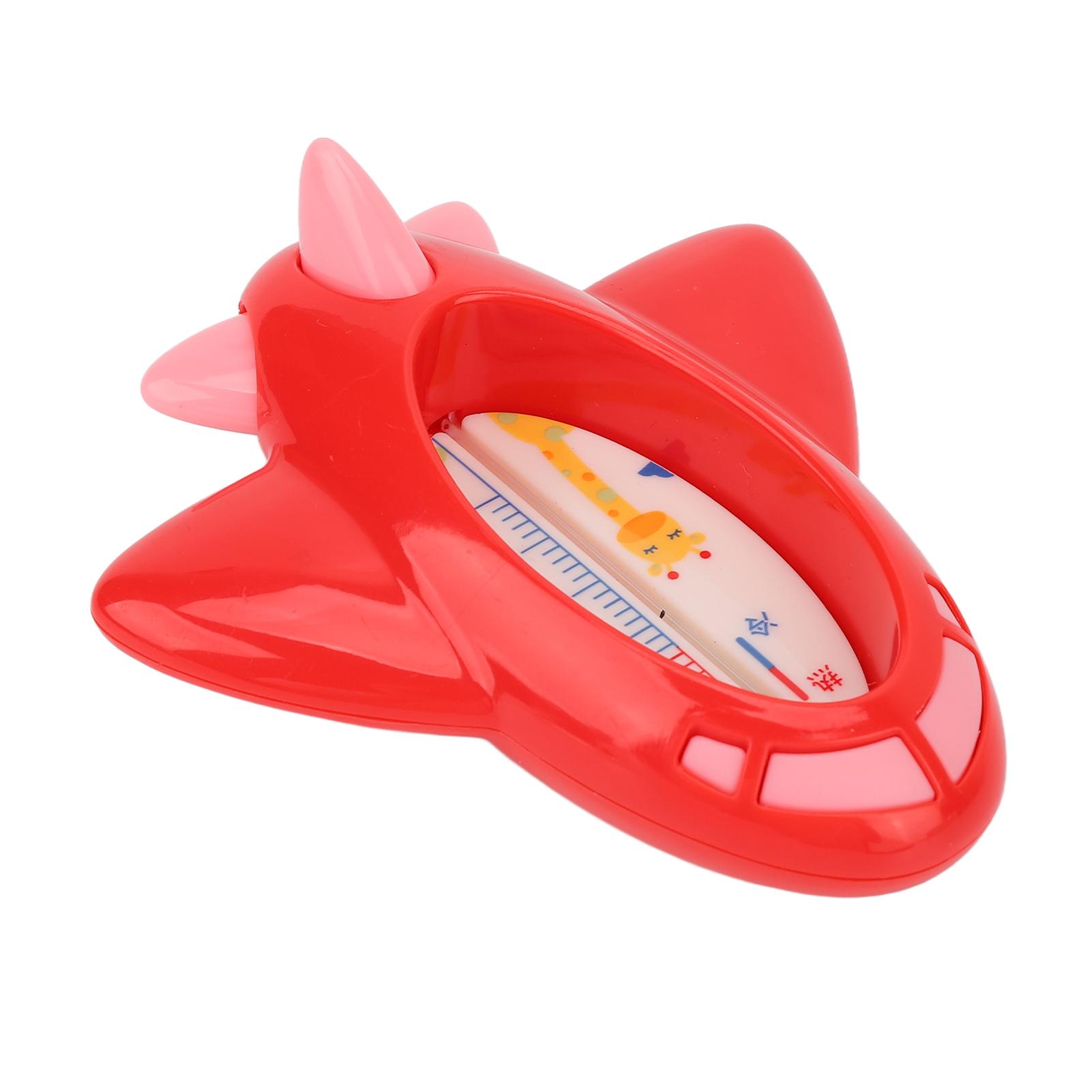 

Baby Bath Thermometer Accurate Fast Msurement Semi Wrapped Design Airplane Shape Cute Thermometer for Home Toys