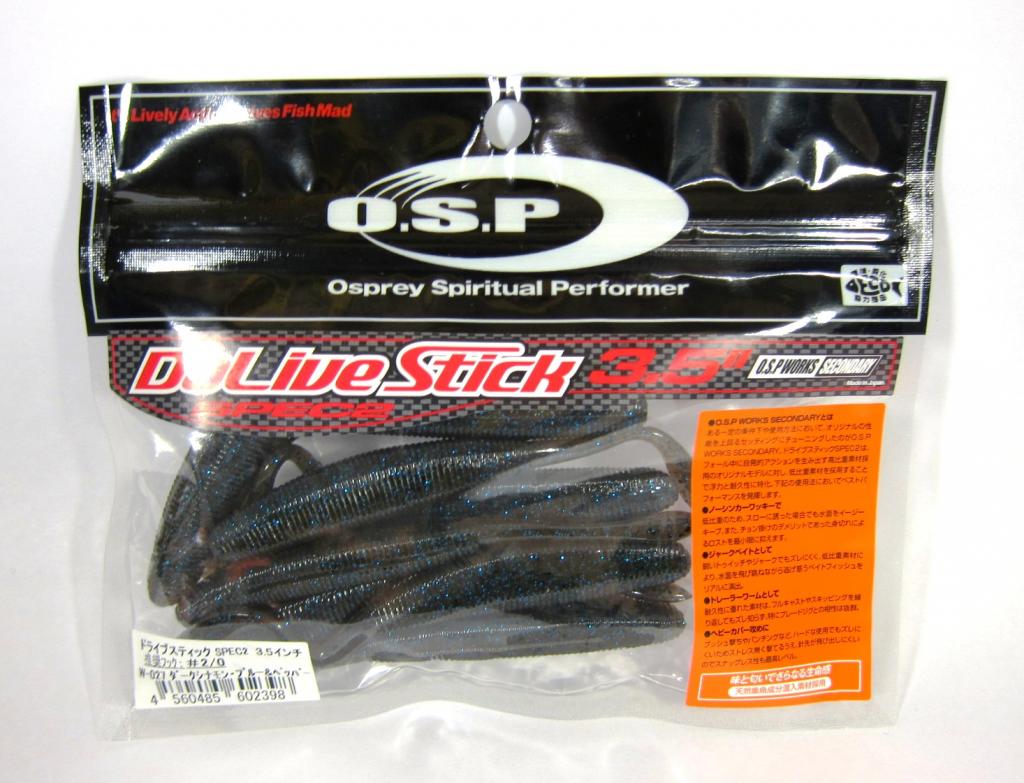 

OSP Мягкая Приманка Dolive Stick Spec II 3,5 дюйма W-027 (2398)