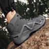 Men’s Grey Deserts Chakkas Shoes Casual Hiking Boots Black Outdoor Khaki Shoes Plus Size High Top