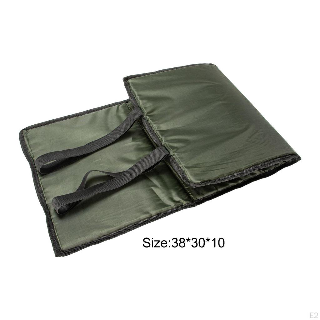 Folding Unhooking Mat, Carp Fishing Method Feeders Set Fish Landing Mat for Beach