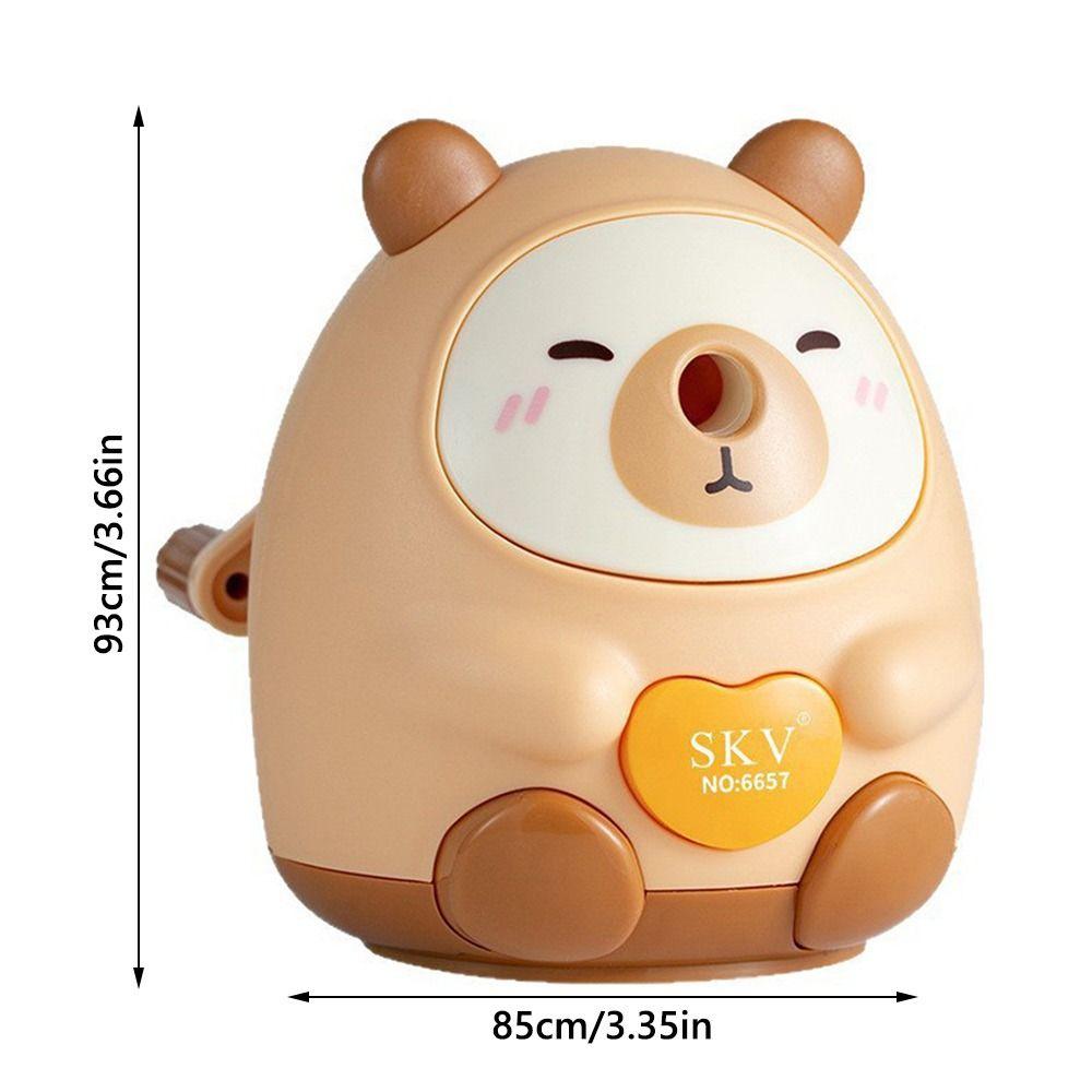 Pencil Automatically Enters Pencil Sharpener Hand-cranked Mechanical Tool  For Office School