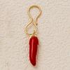 Colorful Natural Stone Zircon DIY Pendants with Gold Plating - European & American Fashion Jewelry