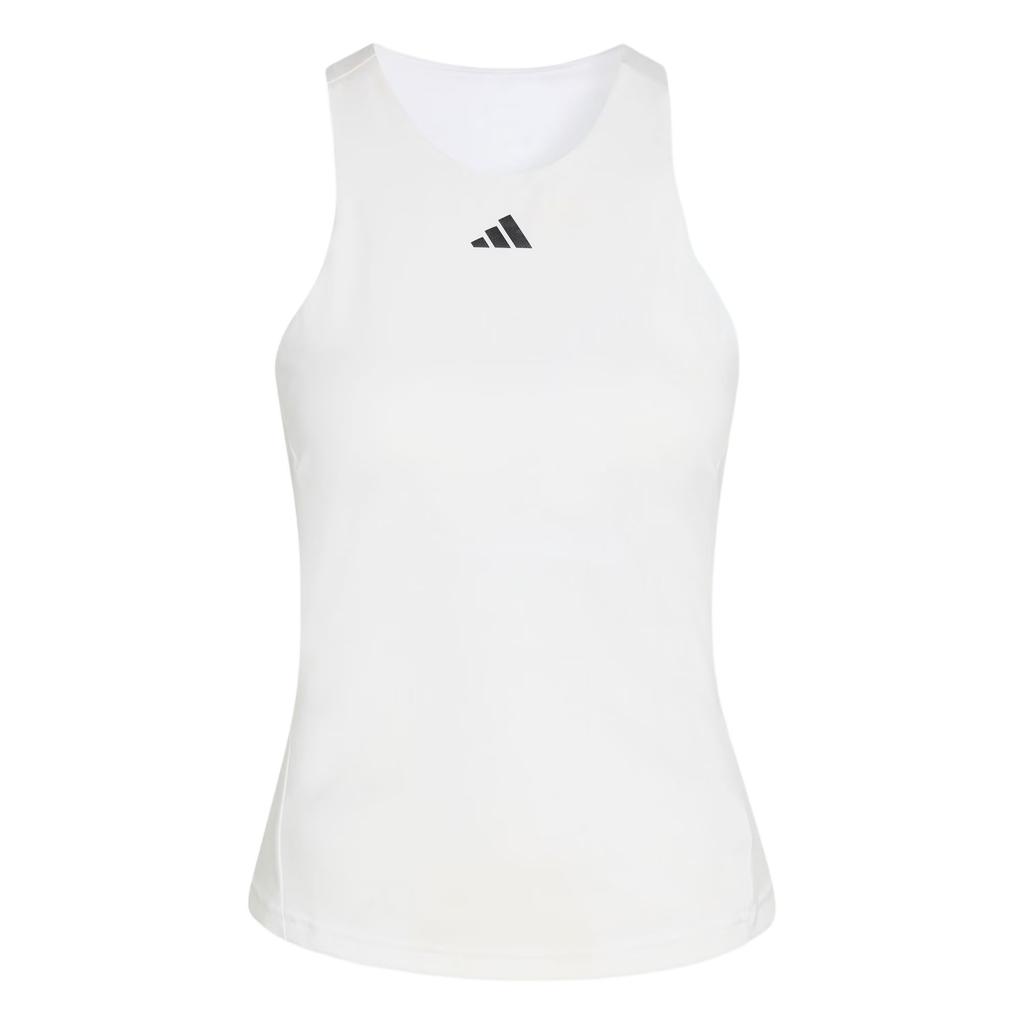 adidas Women's Australian Open White Slim Fit Tennis Tank Top KE8863