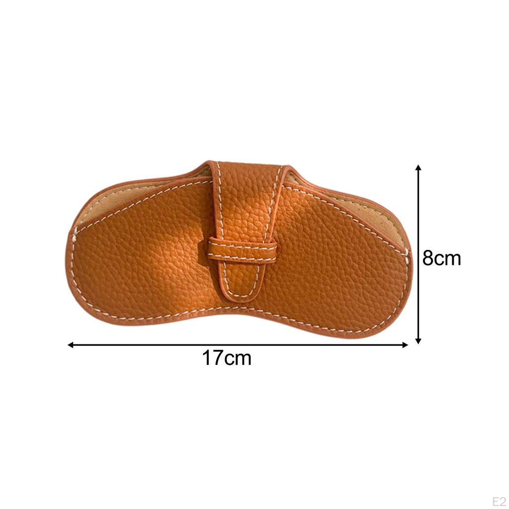 Eyewear Holder for Sunglasses Lightweight Storage Case PU Leather Outdoor Use