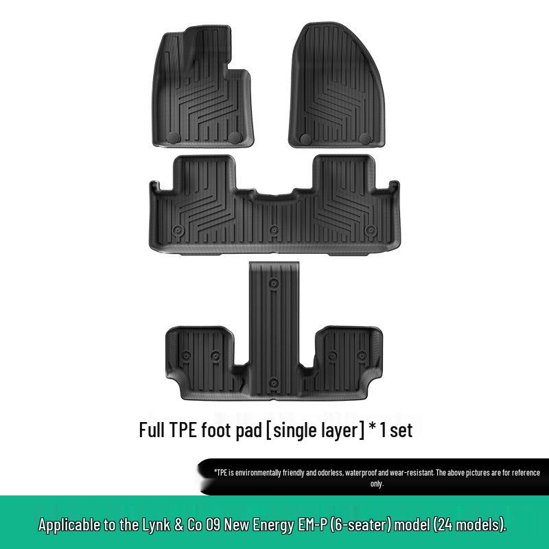 Custom TPE Floor & Trunk Mats for Lynk & Co 09 - Eco-friendly & Stain-resistant