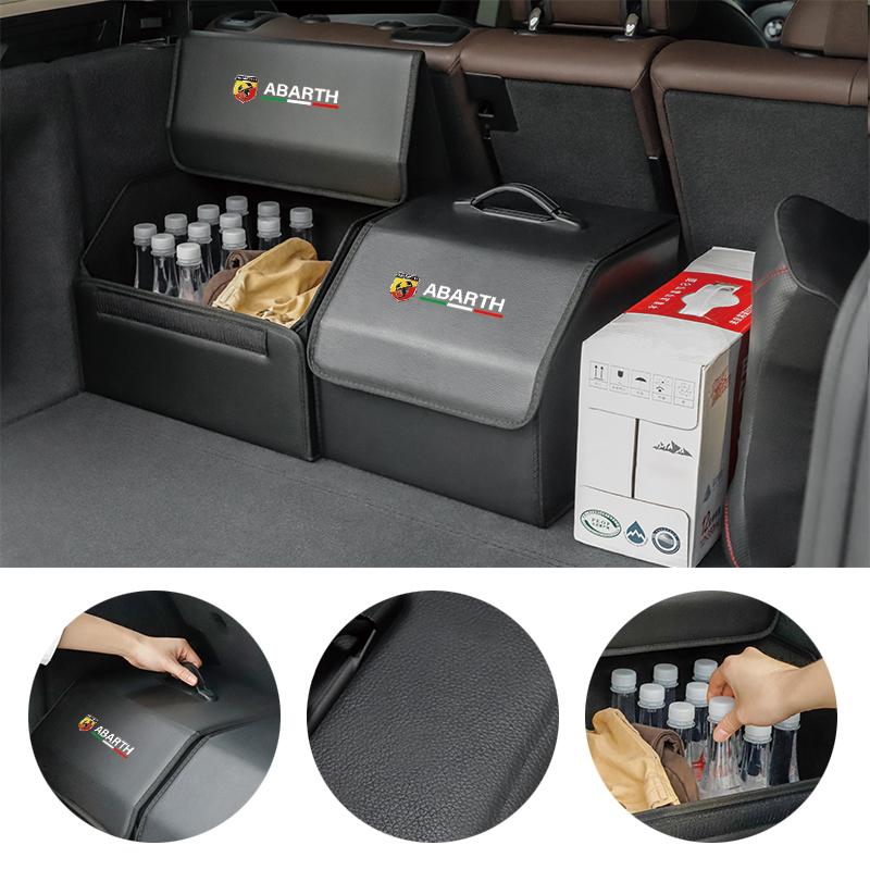 GGBFQ1 Skládací organizér na drobnosti do kufru auta pro Abarth Fiat 500 Tipo FR Punto Ducato Stilo Palio Bravo Pondo Viaggio