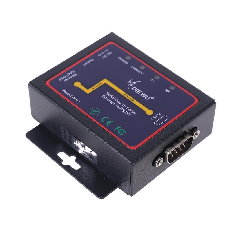 DB9 RJ45 To RS232 Ethernet /IP Serial Server Module Ethernet Device Communication Converter