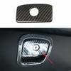 Real Carbon Fiber Inner Storage Box Handle Bowl Trim Fit For Jaguar XE 2016-19