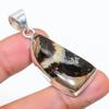 Septarian Stone Gemstone Handmade 925 Steling Silver Jewelry Pendant 1.97" GK-4634