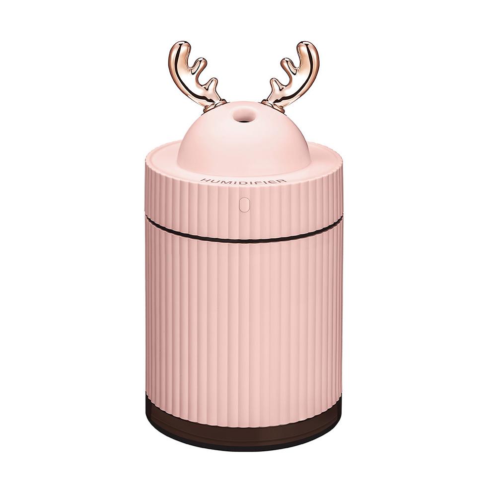 

Portable Mini USB Air Humidifier for Home Office Tabletop Car Use Pink