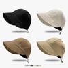 Women's Drawstring Waffle Pattern Baseball Cap, Fashionable Sun Protection Beach Travel Sun Hat, Suitable for Spring & Summer