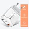 PD33W QC3.0 GaN Multi-Port European Charger - 9V/12V Fast Charging