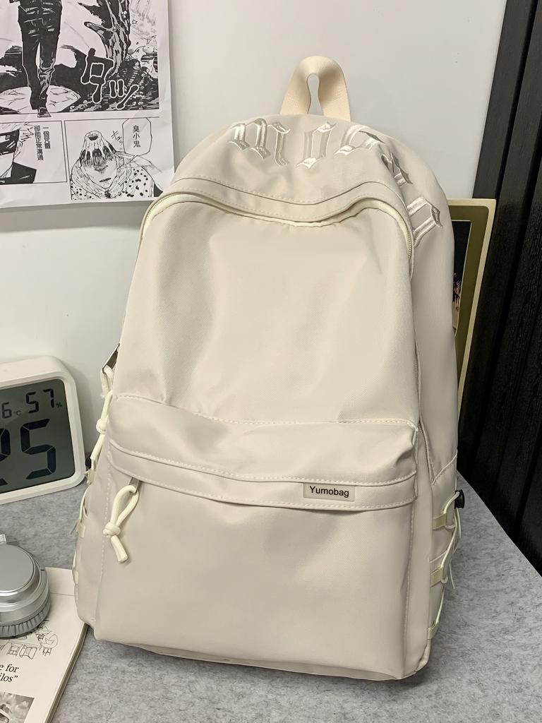 Schoolbag School Bag Junior High School Male High School Student College Student Fashion Simple Versatile Backpack Female Simple College Style 