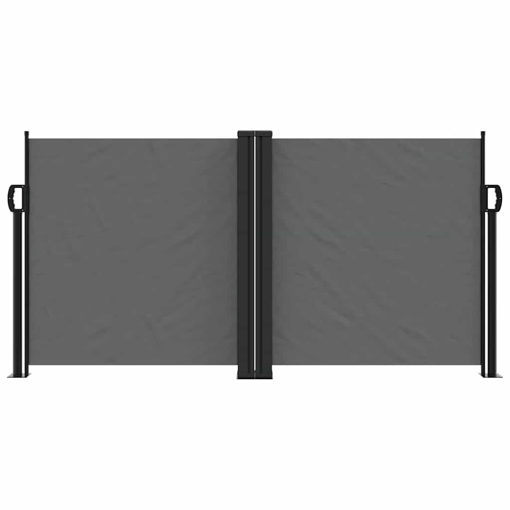 Retractable Side Awning Anthracite Grey 120 x 1000 cm