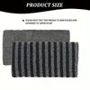 2Pcs Exfoliating Bath Scrub Towel with Ergonomic Handle for Back Arms Legs Gentle Textured Design Spa Bathing Accessorie