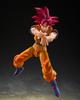 TAMASHII NATIONS Dragon Ball Super Super Saiyan God Son Goku Ki 145mm PVC ABS Painted Action Figure S.H.Figuarts (God's Form) Approx. &