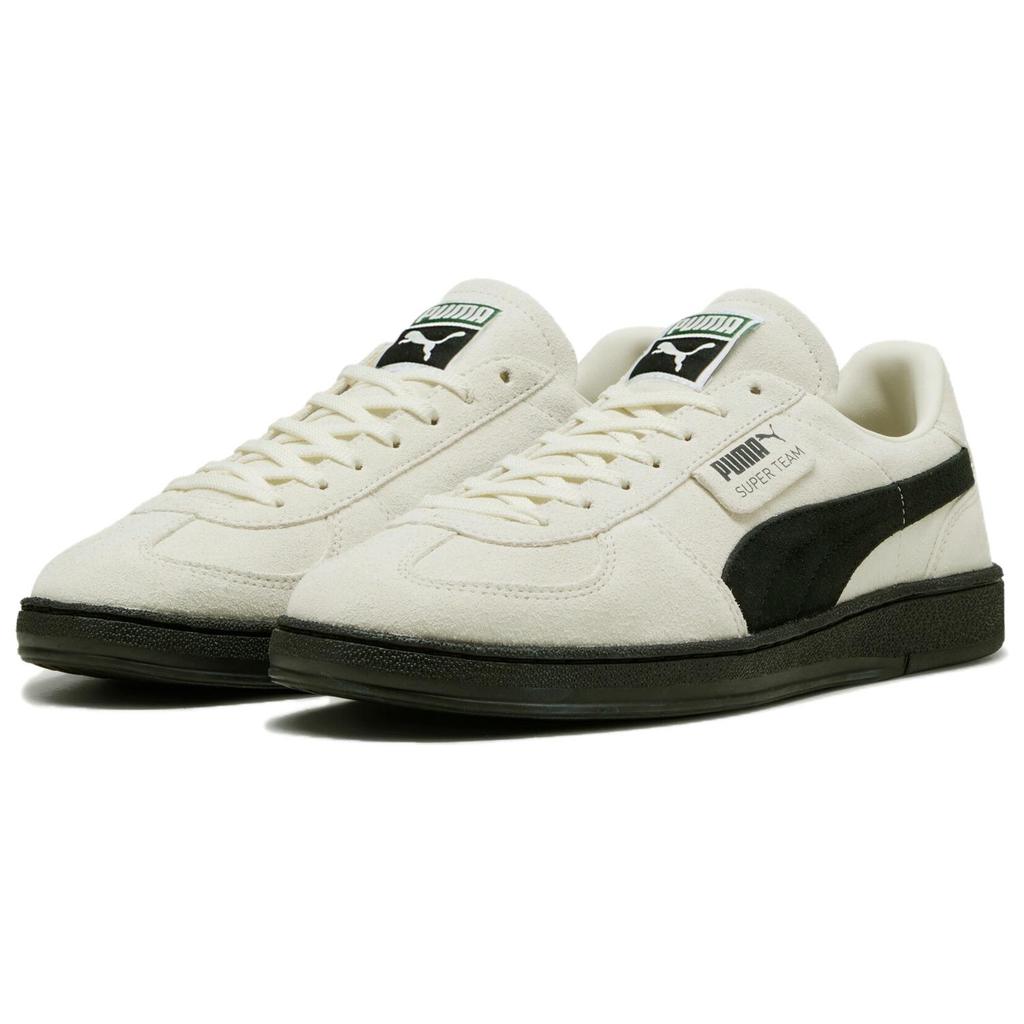 Puma Super Team Warm White Black Unisex Sneakers Cream 403171-03