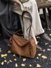 Korean Style High-End Suede Plush Retro Crossbody Bag for 2026 Summer