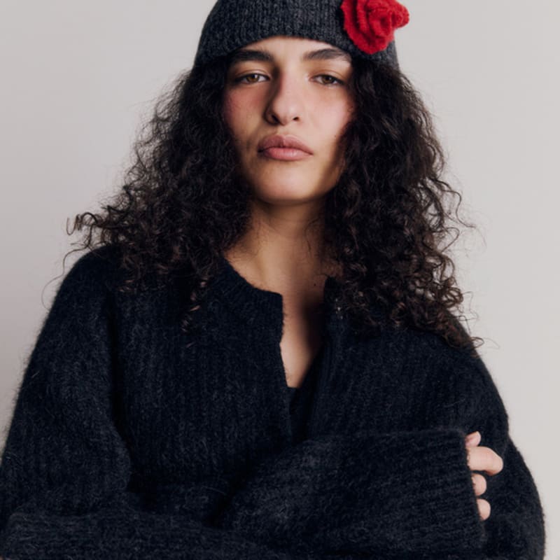 

Maggie Peru Alpaca Beanie (Dark Grey) Dark Grey