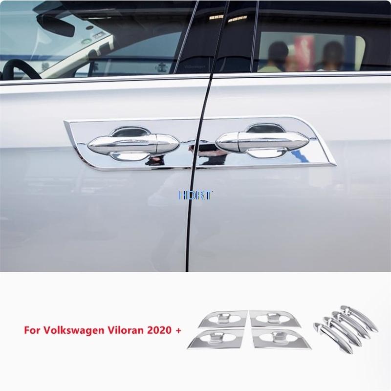 For Volkswagen VW Viloran  + Car Styling Door Handle Frame Gate Bowl CoverProtector Decoration Accessories Exterior Sticker