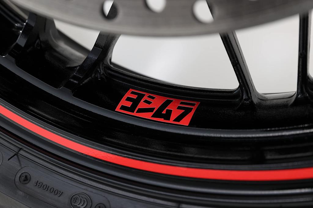 Yoshimura Rim Sticker Type-A (17-inch) Red YOSHIMURA 904-221-1100
