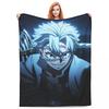 Wind Hashira Shinazugawa Flaneldeken Anime Demon Slayer Nieuwigheid Worpdekens voor Sofa Beddengoed Lounge Pluche Dunne Quilt
