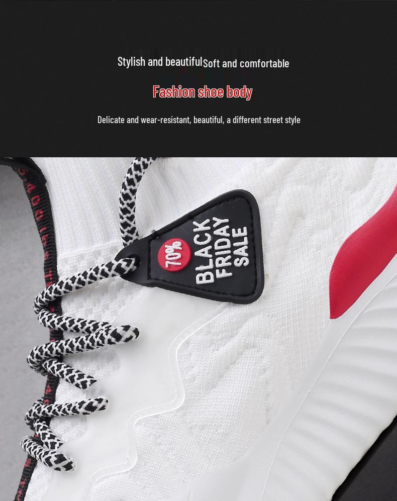 Men's 2025 Fly-knit Breathable Running Shoes - Casual, Trendy, Fashionable Sports Footwear for Spring & Autumn