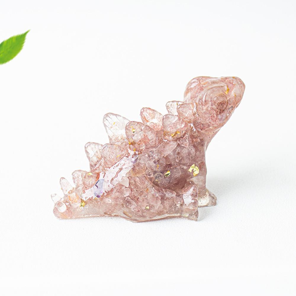 Trex Resin Art Decor With Crystal Resin For Modern Desk Ornament Gift For Friends And Family