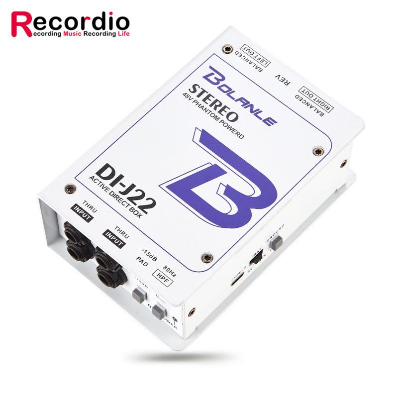 

Recordio GAZ-J22 Dual-Channel 48V Phantom Power Stereo Audio Interface