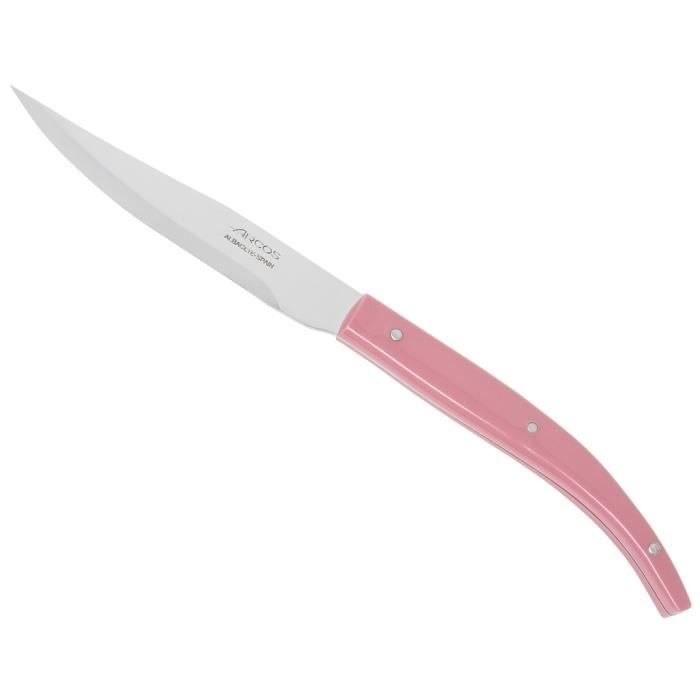 Steak Knives - ARCOS - Set of 4 - NITRUM® Stainless Steel Blade - 110/230 Mm - Pink