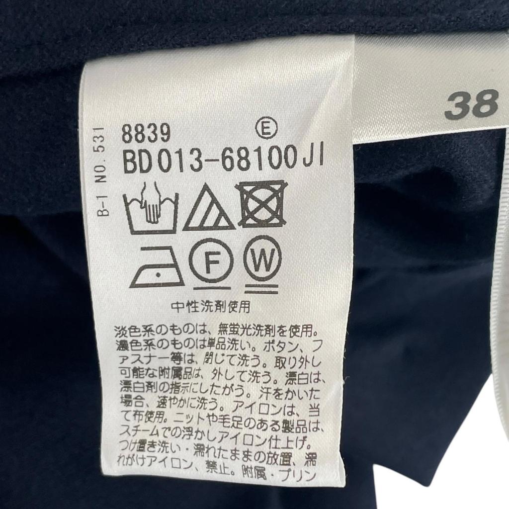 CORDIER Plain Pants Navy Women 38 Front Tack Used