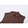 Fashion Elegant Half High Neck Sleeveless Dress New Solid Color Pleated Hip Casual Party Short Dress Female Simple Women's Clothing 3058