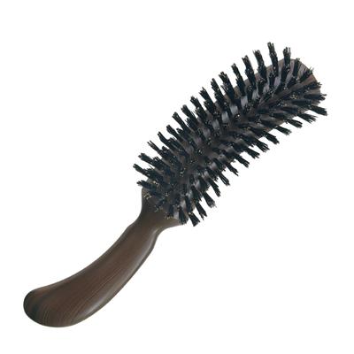 Made In Japan by a Professional Natural Hair Bristle for a Gentle Scalp Care Brush Bristle EXC12 Vess, Manufacturer, 100% (Pig/Boar Mix) (S-Shaped,