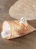 1PC Foldable Cat Tunnel With Noisy Paper, Rolling Ground Dragon, Zhiyi Cat Toy, Diamond Bag Interactive Cat Tunnel Toy
