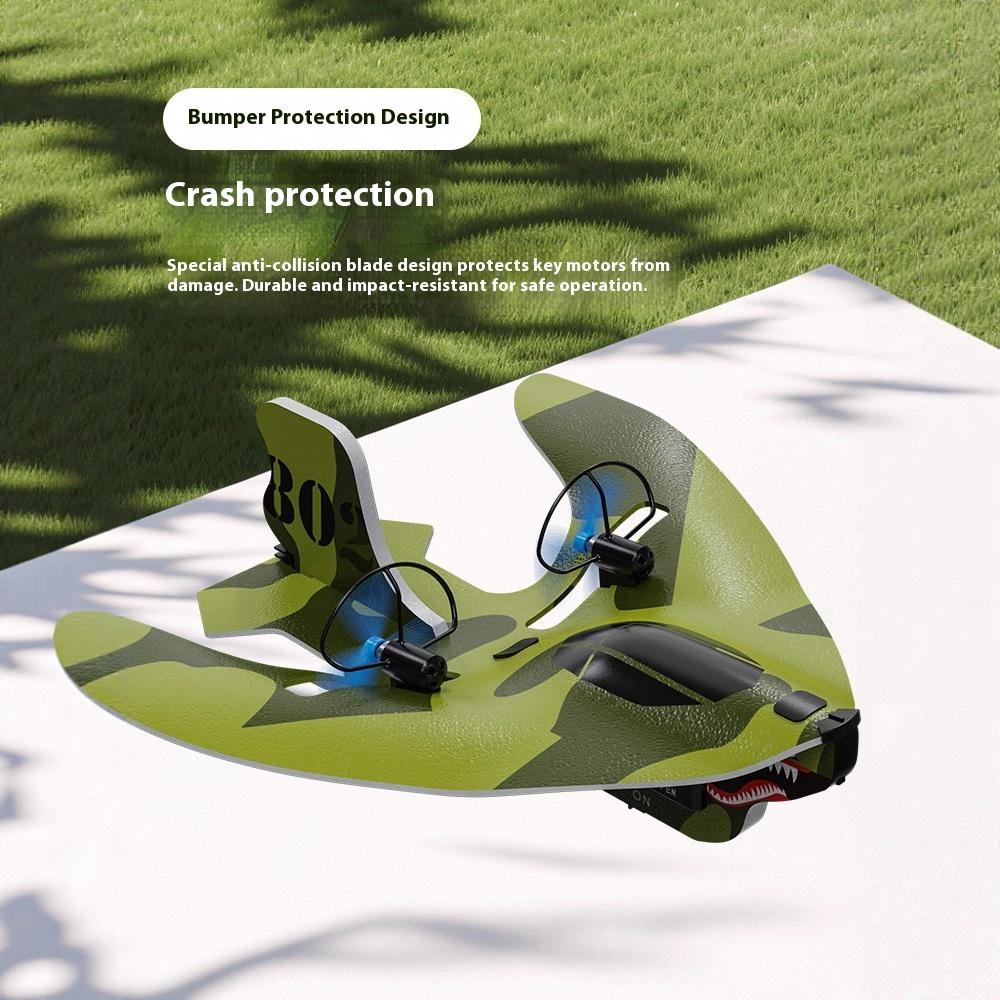 Kf802 2ch Rc Airplane, Plane Ready To Fly, 2.4ghz Remote Control With Led Lamp, Easy To Fly Rc Glider For Kids & Beginners Gift