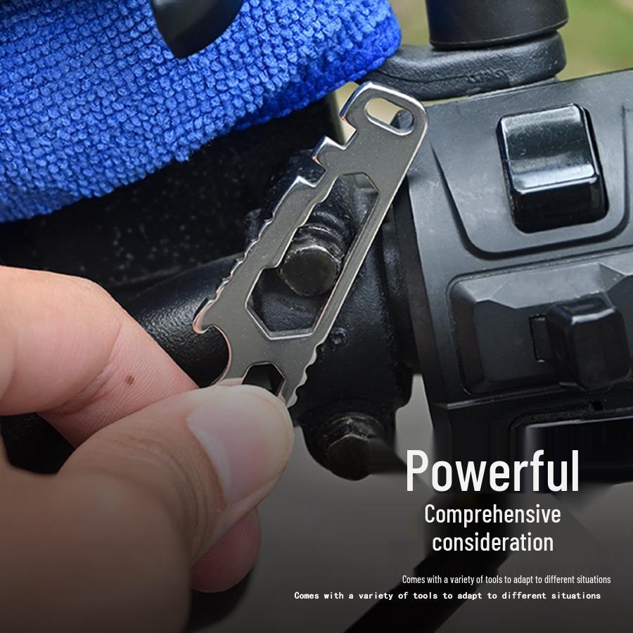 Outdoor Multi-tool Key Clip: Pocket Keychain, Bottle Opener & Hex Wrench